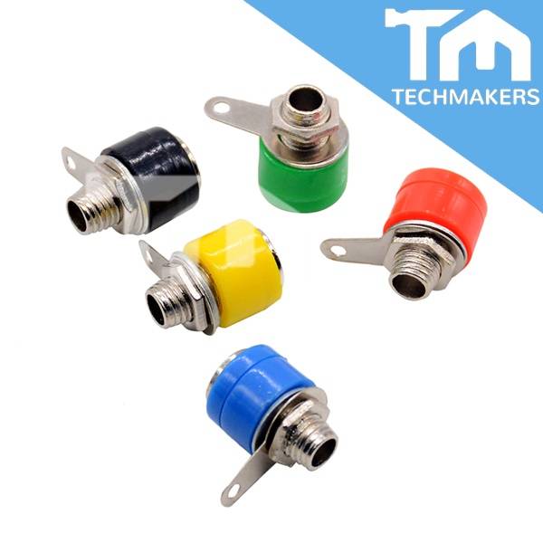 4mm Female Socket Panel Mount Banana Plug Connector Jack Socket