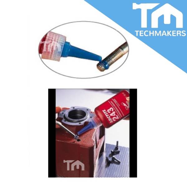 Loctite 243 (Blue Removable)/ 272 (Red Permanent)/ 401 (Instant Glue) General Purpose