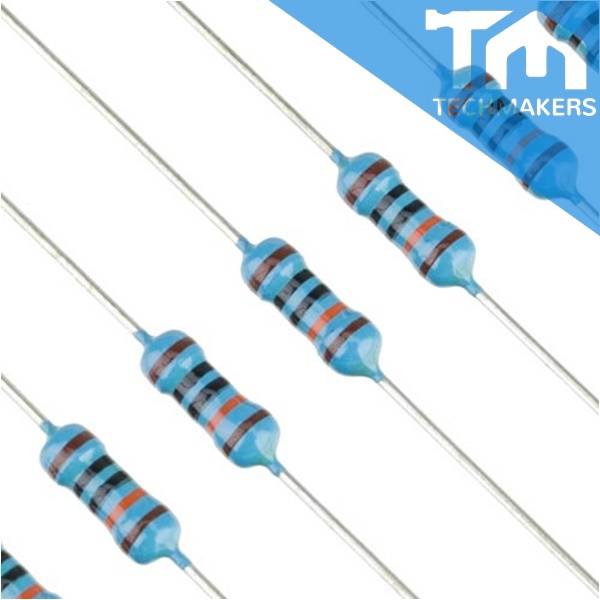 20 Pcs. 2K Ω Ohm Metal Film Resistor