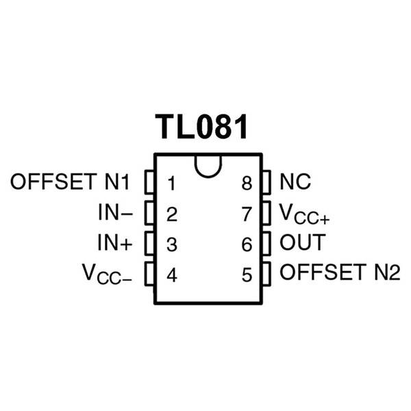 TL081CP Operational Amplifier DIP 8Pin