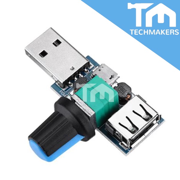 USB Fan Speed Controller Module Reducing Noise Multistall Adjustment