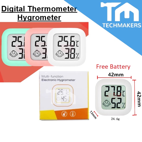 Digital Thermometer Hygrometer Indoor Mini Temperature Hygrometer