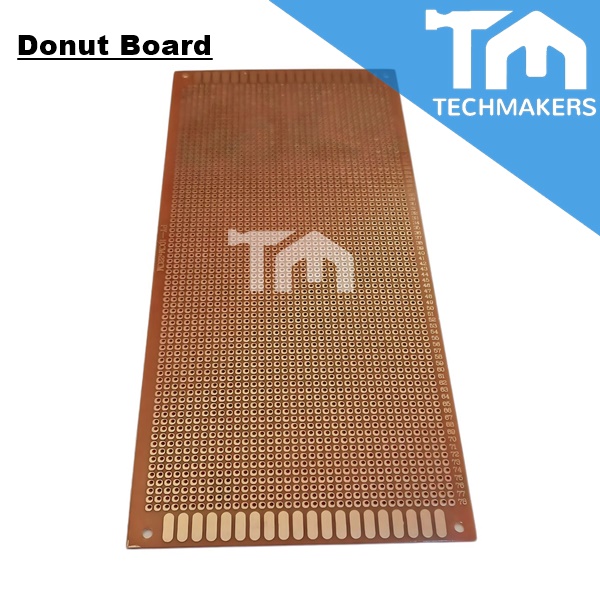 Donut Board (Perf Board) (Big) 10x24cm PCB Solder Soldering Project