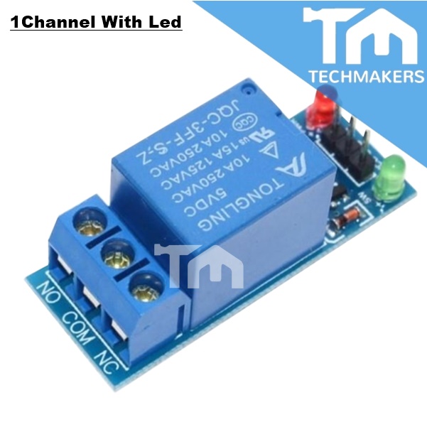 1 Channel 5v Relay Module with Led for Arduino Relay With Led Techamkers