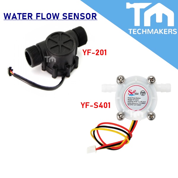 YFS201/YFS401 Water Flow Sensor (Pipe G1/2 G 1/2 Inch) Input 524V