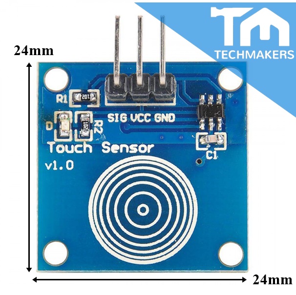 Arduino TTP223 Capacitive Touch Sensor Module , IoT